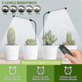 thumbnail image 3 of Grow Light For Indoor Plants Growing, 6000k Full Spectrum Gooseneck Plant Lamp For Seedings Succule Hy, 3 of 5