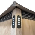 thumbnail image 5 of Garden Winds Replacement Canopy Top Cover Compatible with The Monterey Park Gazebo - RipLock 350 - Slate Gray, 5 of 7