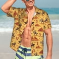 thumbnail image 5 of Lsque Brave Cowboys pattern Hawaiian Shirt for Men, Unisex Summer Beach Casual Short Sleeve Button Down Shirts-Medium, 5 of 9