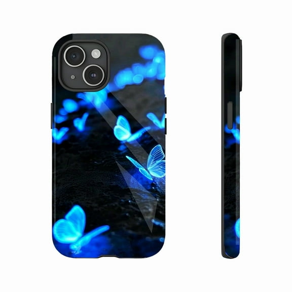 Glowing Butterfly LED Light Up Phone Case for Women Men, Magical Glowing Effect, Compatible with iPhone 11/12/13/14/15/16 (Pro Max/Plus)