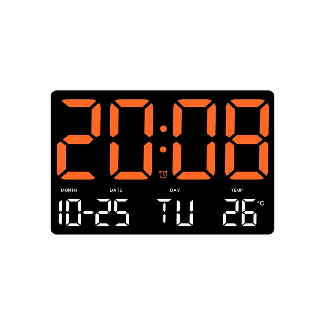 Reloj multifuncional Injueey bicolor naranja rojo