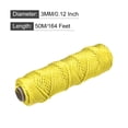 thumbnail image 2 of Uxcell Braid Nylon Mason Line Yellow 50M/164 Feet 3MM Dia for DIY Projects, 2 of 6