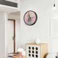 thumbnail image 6 of Indoor 12' Voice-Activated Luminous Decoration Wall Clock With LED Night Light Glittery Background, 6 of 8