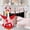 Red, variant on Valentine's Day Goose Costume Decorations, 23" Heart & Cupid Goose Outfit Dress Up Romantic Decor for Porch Garden Patio Outdoor Indoor