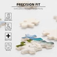 thumbnail image 4 of 1000 Piece Jigsaw Puzzle for Adults Tropical Beach Landscape Artwork Bahamas Great Exuma Island Ocean View Relaxation Challenge Home Decor 29.5x19.7 Inch, 4 of 6