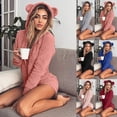 thumbnail image 2 of Minnieouse Pijama de felpa para mujer y niña, traje con capucha, orejas de oso, mono, ropa de dormir Prendas para la parte inferior del cuerpo TYPE2 NO2 Minnieouse FS10114-45, 2 of 6