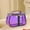 Purple-One Size, variant on Cosmetic Bag New Retro Vintage Vanity Bag Large Capacity Makeup Organizer For Women Water Proof Transparent Toiletry Bag Portable Storage Travel Cosmetic Bag For Ladies Purple-One Size