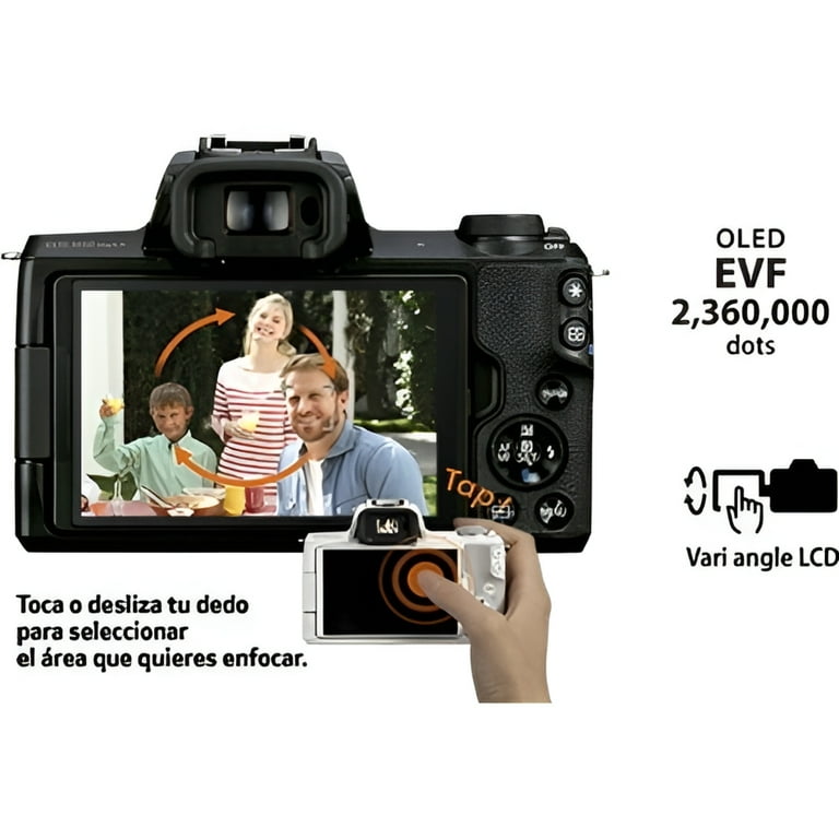 Canon EOS M50 Mark II 24.1MP Mirrorless Camera with Lens Canon EOS M50 Mark II 24.1MP Mirrorless Camera with Lens