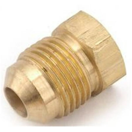 Anderson Metal 0687517 Plug Flare Brass 0.25 in. - Case of