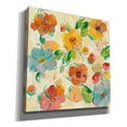 thumbnail image 2 of Epic Graffiti 'Playful Floral Trio III' by Silvia Vassileva, Canvas Wall Art, 18"x18", 2 of 8