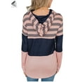 thumbnail image 5 of PULLIMORE Women Casual Hoodies Sweatshirts Long Sleeve Drawstring Pullover Tops（S, Pink), 5 of 8