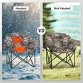 thumbnail image 6 of MOPHOTO Heated Camping Chair - Heated Folding Chairs for Outdoor Sports, Portable Heated Chair for Adults,Supports 500 Lbs, Perfect for Camping, Outdoor Sports, Picnics, 6 of 10