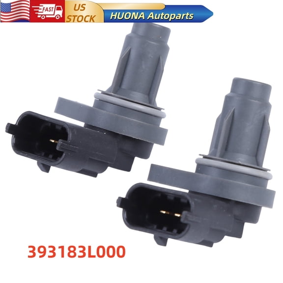 HUONA 2Pcs Camshaft Position Sensor 39318‑3L000 For Kia Stinger, Genesis G70 G90 3.3L V6 Engine