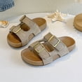 thumbnail image 2 of Godom Slippers for Girls Shower Slipper Bathroom Pool Sandals Summer Non-Slip Beach Shoes Kid Cloud Slides, 2 of 7