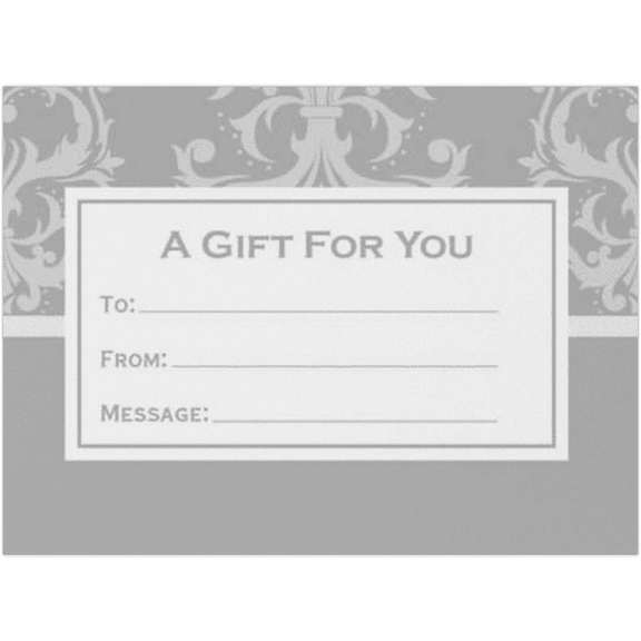 LUXPaper #17 Mini Envelopes, 70 lb. Silver Damask, 2 11/16 x 3 11/16 , 500 Pack