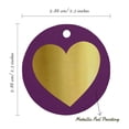 thumbnail image 6 of Inkdotpot Pack Of 50 Real Gold Foil Paper Tags Made With Love Wedding Favor Hang Tags, 6 of 6