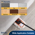 thumbnail image 6 of Yocada 3-Pack Microfiber Replacement Mop Pads,Dual Dry-Wet Cleaning for Wood/Tile/Marble, Washable, 6 of 7