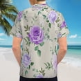 thumbnail image 6 of High Quality Hawaiian Shirts for Men Short Sleeve Aloha Beach Shirt Floral Summer Casual Button Down Shirts Blouses 47KAXP, 6 of 7