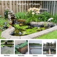 thumbnail image 4 of 3.6FT Pond Liner, 20 Mil Pond Liners for Outdoor Ponds, HDPE Pond Liner Easy Cutting Puncture Resistant, Pond Liners for Water Garden Fountain Waterfall, Koi Fish Aquaculture Pond,Black, 4 of 7