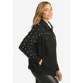 thumbnail image 3 of Jessica London Women's Plus Size Classic Cotton Button Down Denim Jean Jacket, 3 of 5