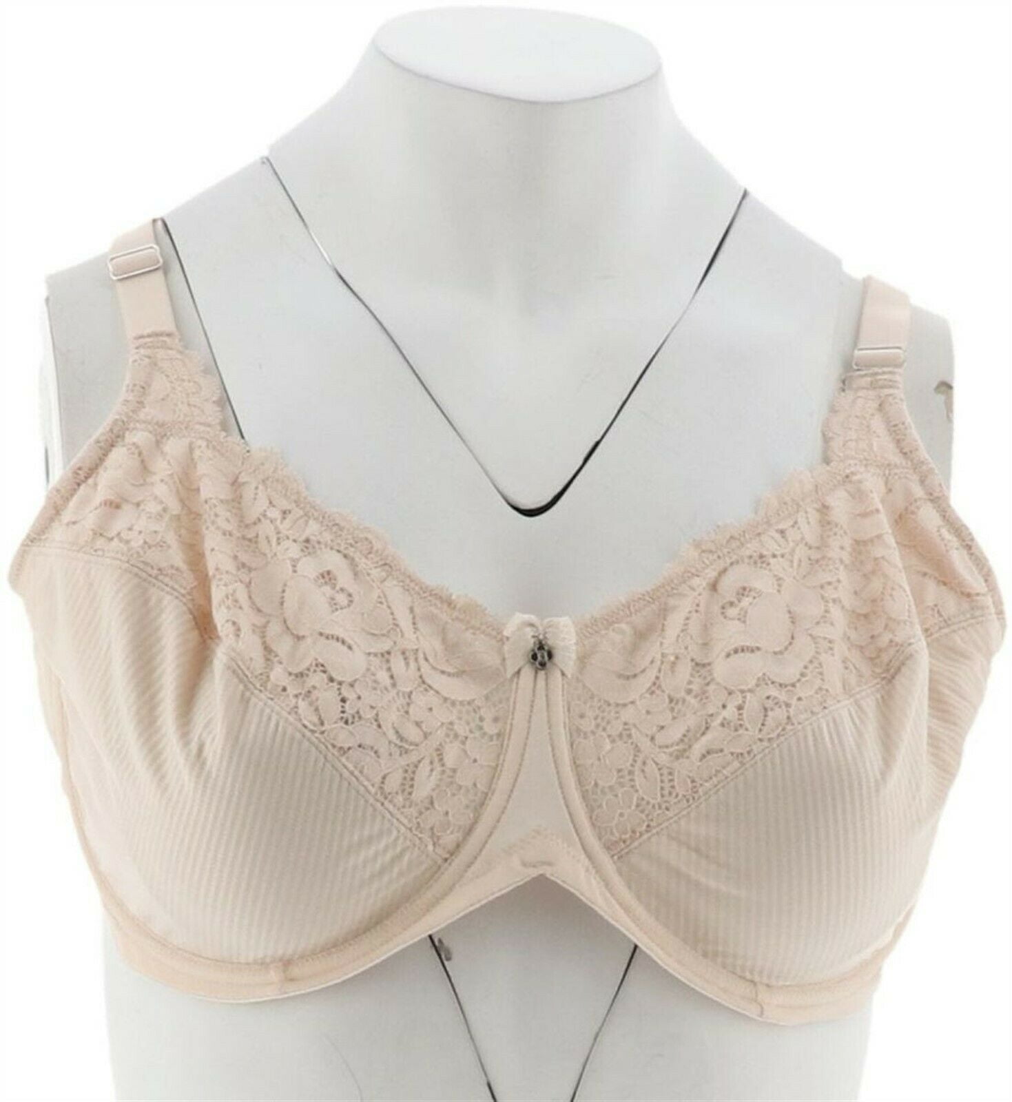 Breezies Breezies Shimmer Stripe Lace Underwire Bra Women's A301342