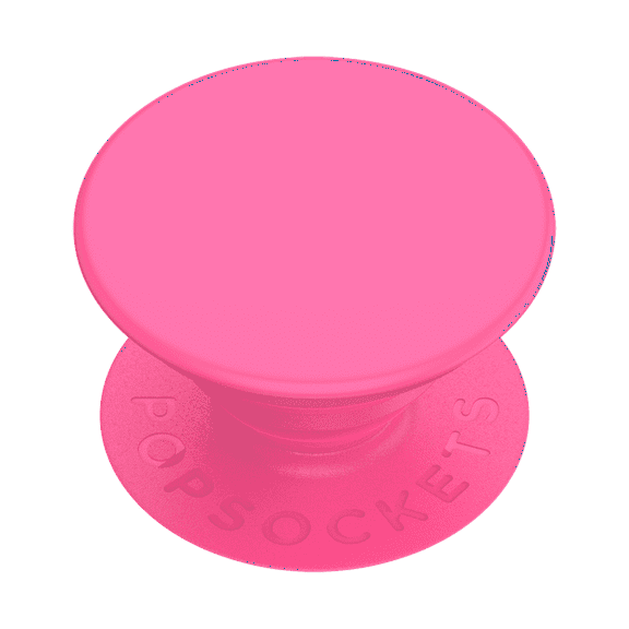 PopSockets Adhesive Phone Grip and Kickstand with Swappable Top - Neon Pink