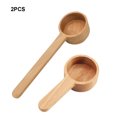 thumbnail image 4 of Matsuzay Cuchara versátil para muchas ocasiones, juego de cucharas de té de de nogal, medición precisa, 2 pack/lote Juegos de servir café y té Haya, 4 of 6