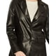 thumbnail image 5 of Blazer vinipiel color Negro AMAD Casual para mujer talla S, 5 of 5