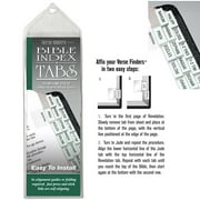 Verse Finders Thin Pack Slim Line Silver Bible Tabs (Other)