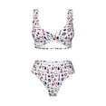 thumbnail image 4 of Daiia Sailing Marine Travel Women's Bikini Set Two Piece Swimsuit High Waisted Bikini Adjustable Straps Bikini Perfect for Beach, Pool, and Summer Vacation-X-Large, 4 of 9