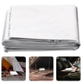 thumbnail image 1 of HAMPPLIES 2 Pcs Couverture de Survie d'Urgence pour Fournitures Argent Réfléchissant la Chaleur, 1 of 6