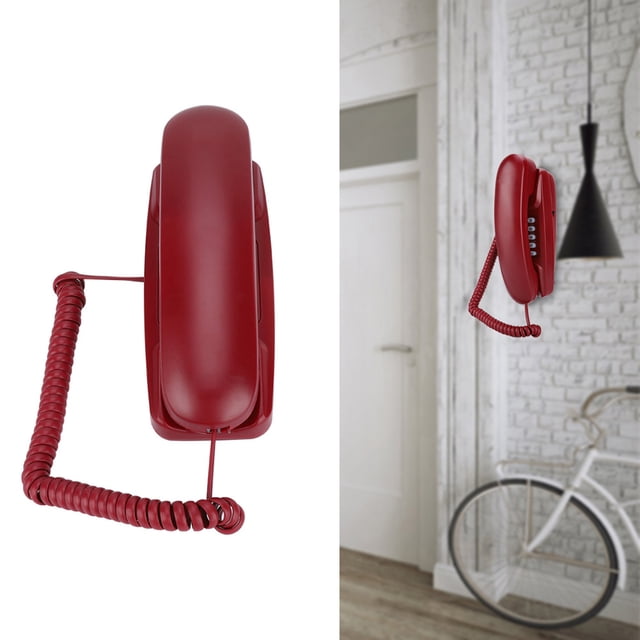 Teléfono con cable para el HOGAR, Teléfono Fijo Con Botones Grandes para Personas Mayores, Teléfono Básico monto en la Paramed Para El Hogar, La Oficina y Más