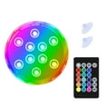 thumbnail image 2 of Luz De Piscina LED Sumergible RGB De 15 Colores, Lámpara De Estanque Impermeable Con Control Remoto Para La Decoración Del Jardín Al Aire Libre, Ideal Para Bodas, Fiestas,, 2 of 7