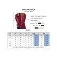 thumbnail image 2 of Gvmfive Women's Colorblock Round Neck Long Sleeve Casual Tops Pullover Shirt Blouse, 2 of 2