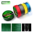 thumbnail image 2 of Bingirl 1 Rouleau 100 m Fil de Pêche 4 Brins 0,4#-10# Multicolore 6-100 Lb Super Résistant Sans Élasticité Fil Tressé Pe, 2 of 7