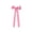 Pink, variant on 10.2in Black Velvet Bow,Pre-Tied Christmas Tree Wreath Decor for Door Party Wedding Holiday Display.