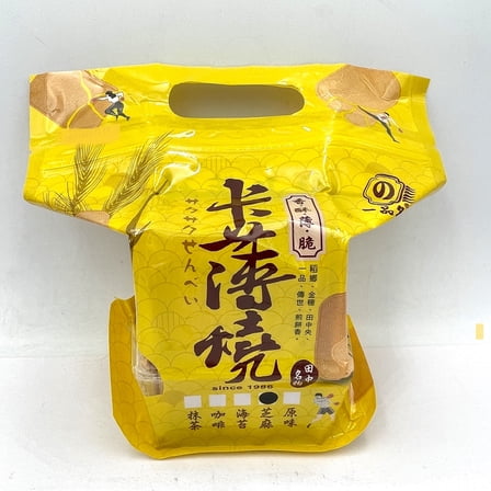 Taiwanese Thin Crispy Crackers-Sesame Flavor 450g一品名卡薄燒芝麻味