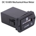 thumbnail image 4 of Mechanical Hour MeterDC 6-80V Mechanical Hour Engine Hour Meter Hour Meter Best in Class, 4 of 5
