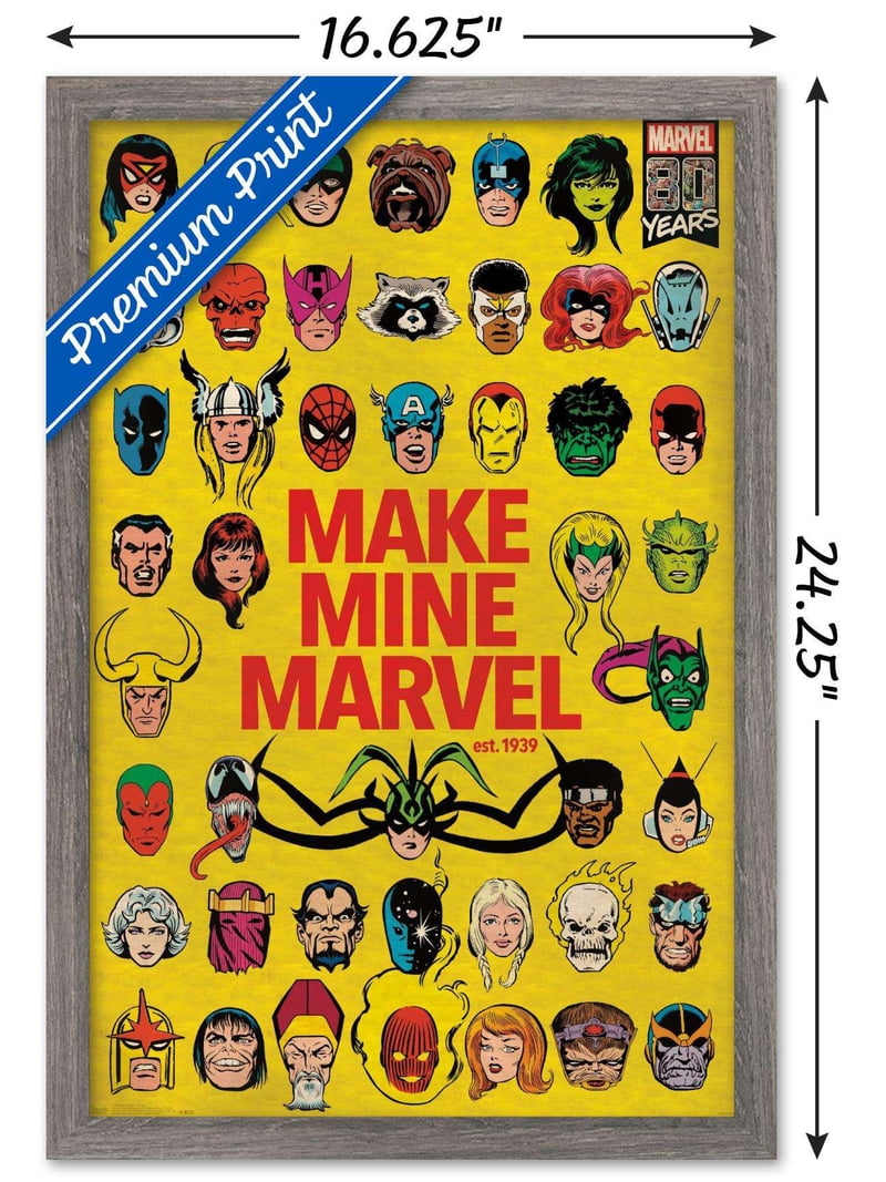 Marvel Comics - Marvel 80th Anniversary - Group Wall Poster