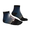 thumbnail image 6 of Salouo Peggy's Cove Lighthouse Pattern Unisex Middle Tube Socks,Middle-Finger Knee High Socks Over The Calf Tube Stocking Crew Stockings for Women and Men Tube Socks, 6 of 8