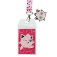 thumbnail image 2 of Pokemon Jigglypuff Neck Breakaway and Metal Charm Lanyard, 2 of 7