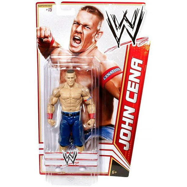 Wwe Wrestling Basic Series 15 John Cena Action Figure Walmart Com