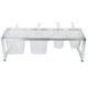 thumbnail image 1 of Caja de condimentos de acrílico transparente, contenedor de almacenamiento de condimentos, juego de tarros de especias con cucharas, 1 of 8