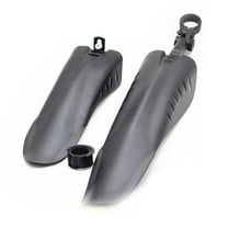 HOMEMAXS Durable Mountain Bike Tire Front and Rear Mud Guards Mudguard Set (Black)