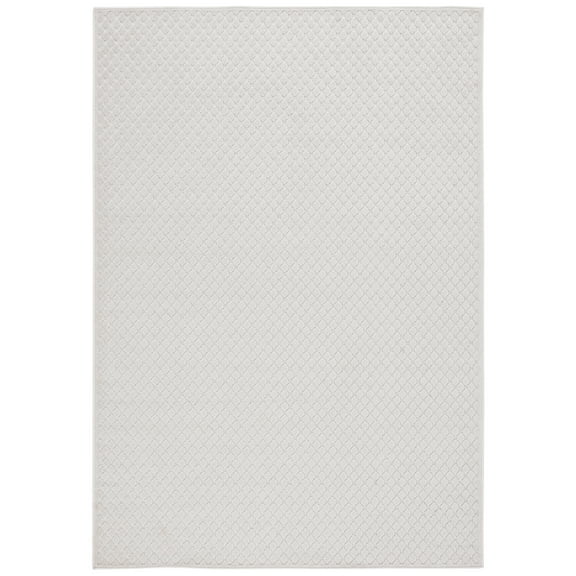 SAFAVIEH Stella Rosheen Geometric Indoor/Outdoor Area Rug, Ivory, 8'2" x 10'