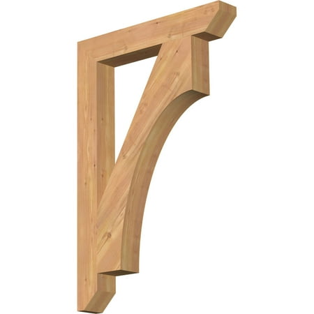 

Ekena Millwork 3 1/2 W x 24 D x 36 H Westlake Slat Smooth Bracket Western Red Cedar