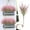 Pink, variant on Artificial Flowers Latex Real Touch Bridal Bouquet 1PC White for Wedding