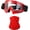 Red/Clear Lens, variant on Goggles Dirt  ATV Off-Road Riding Motocross Glasses with Sun UV Protection  Gaiter  Cover