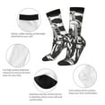 thumbnail image 3 of Yiaed American Tractor Print Great elasticity Crew Socks Sports socks for Men and Women, 3 of 6