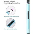 thumbnail image 2 of Dosaele Electronic Candle Lighter, Windproof Flameless Arc USB Rechargeable Lighter, Plasma Lighter for Home Kitchen Cooking, Outdoor Camping BBQ Blue, 2 of 2
